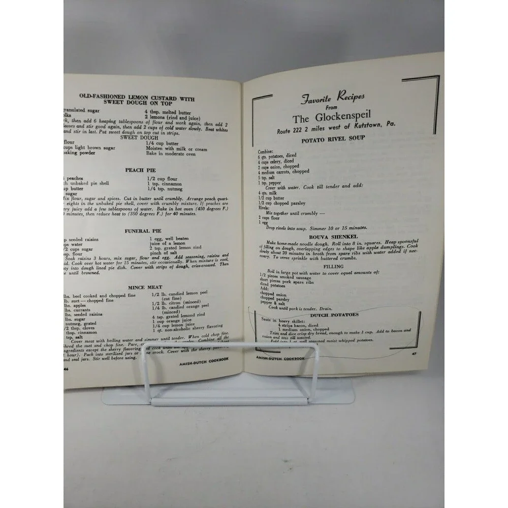 Vintage Amish Dutch Cookbook Ruth Redclay Dutch Cupboard Gettysburg PA 1960s